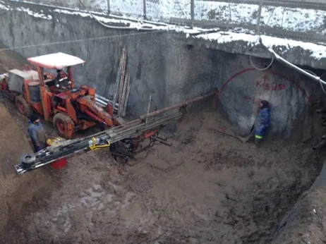 Koruge Tünele Başlaması